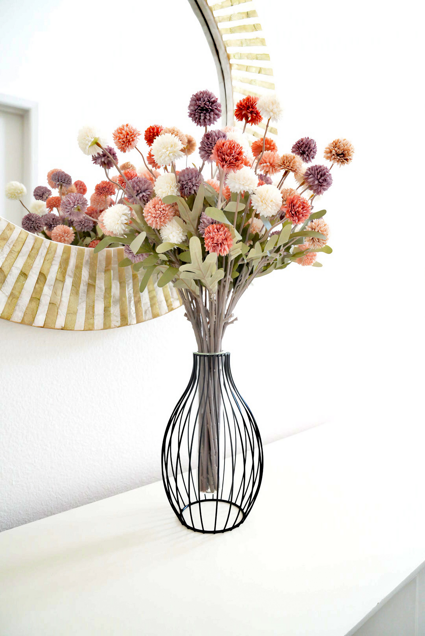 5 Colors Artificial Dandelion | Ball Artificial Flower | Chrysanthemum