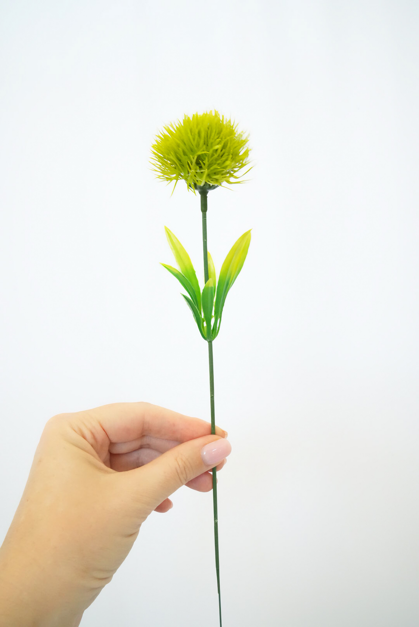 10pcs Green Artificial Dandelions