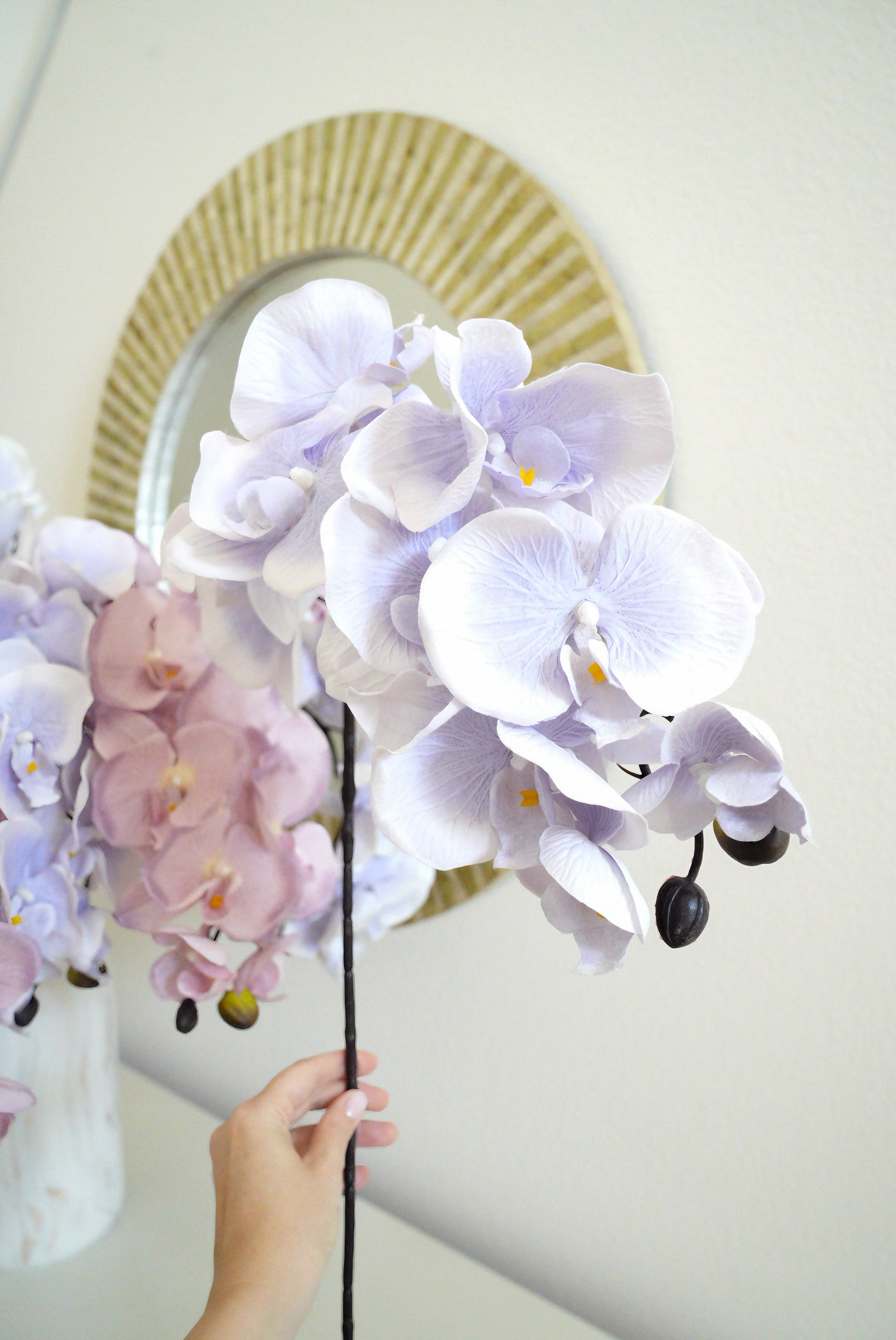 3 colors Artificial Orchid Stem | Faux Orchid