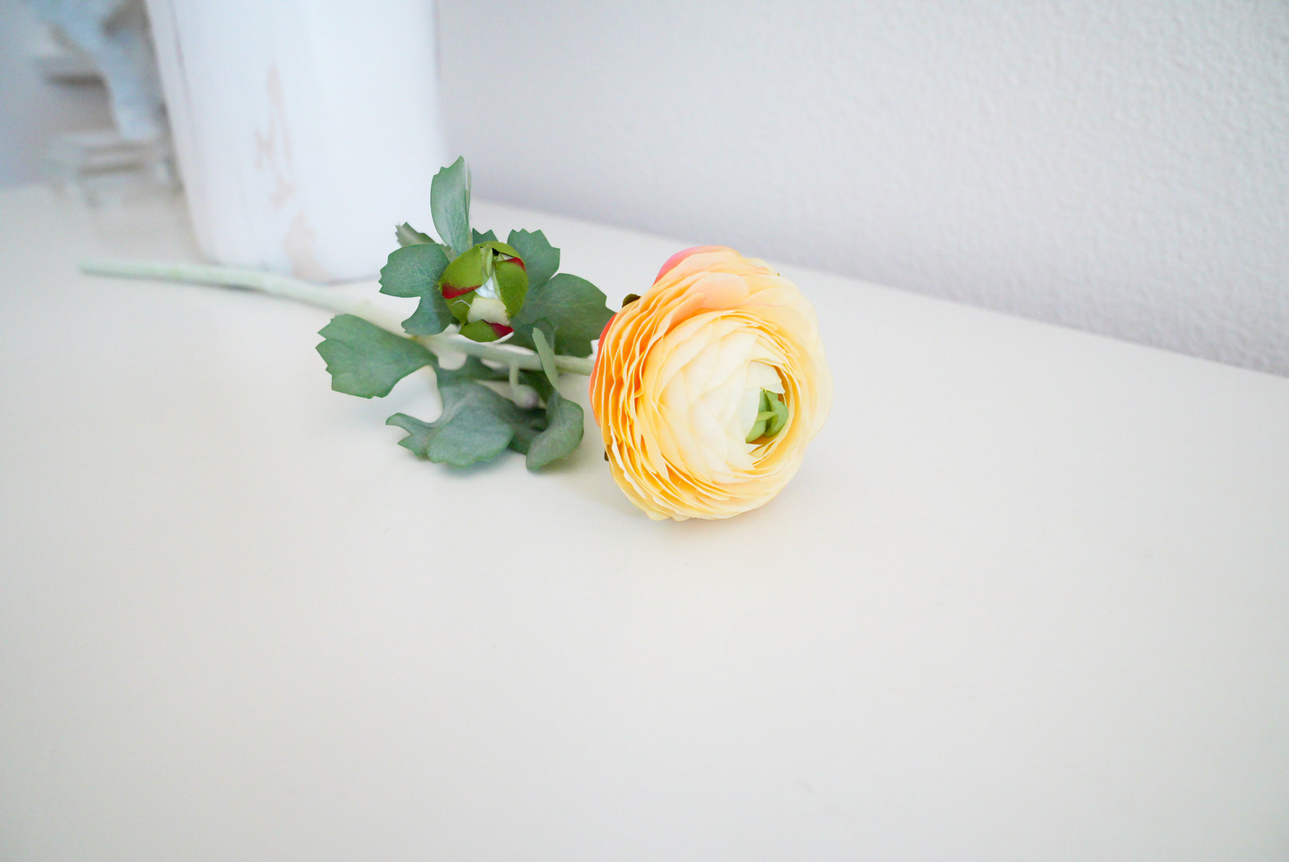 5 colors Real Touch Ranunculus Artificial Flowers Arrangement | Faux Rose Peony